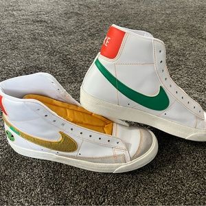 Nike Vintage Blazers, White base. Side 10M/11.5W